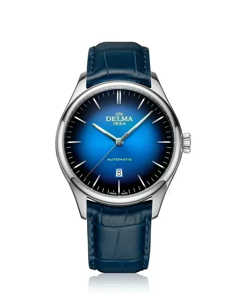 DELMA Heritage Automatic Blue Fumé Dial