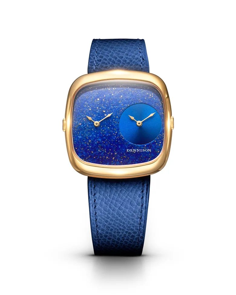 Lapis &amp; Blue Sunray In Gold