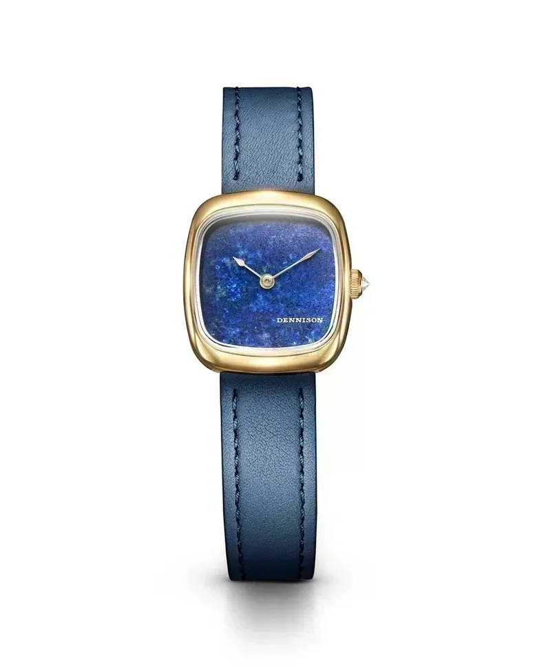Mini Lapis Lazuli In Gold
