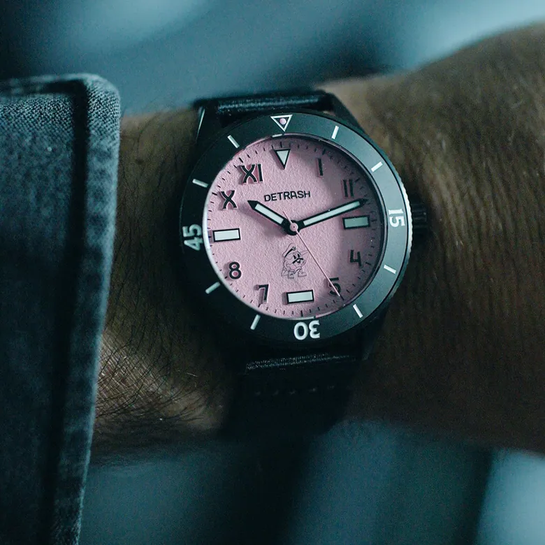 DETRASH WATCHES: Midnight Flamingo