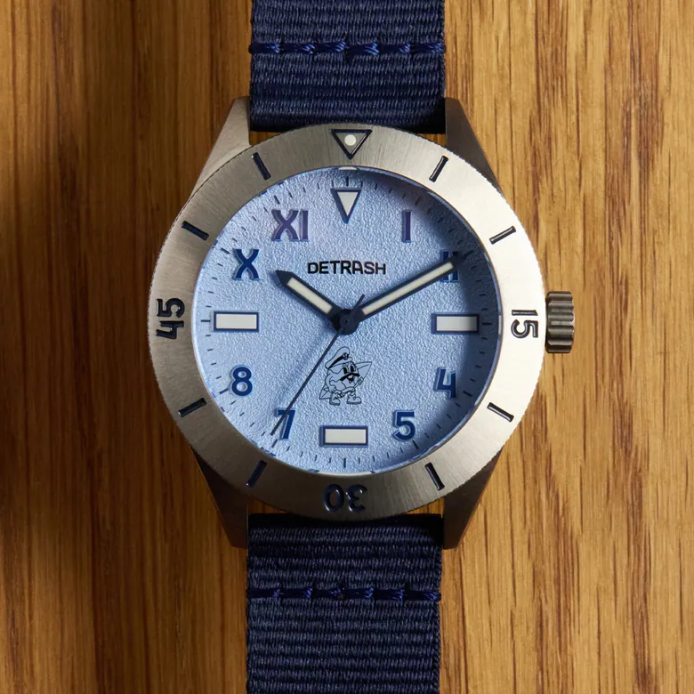 DETRASH WATCHES: Cali - Melting Ice Cap Blue