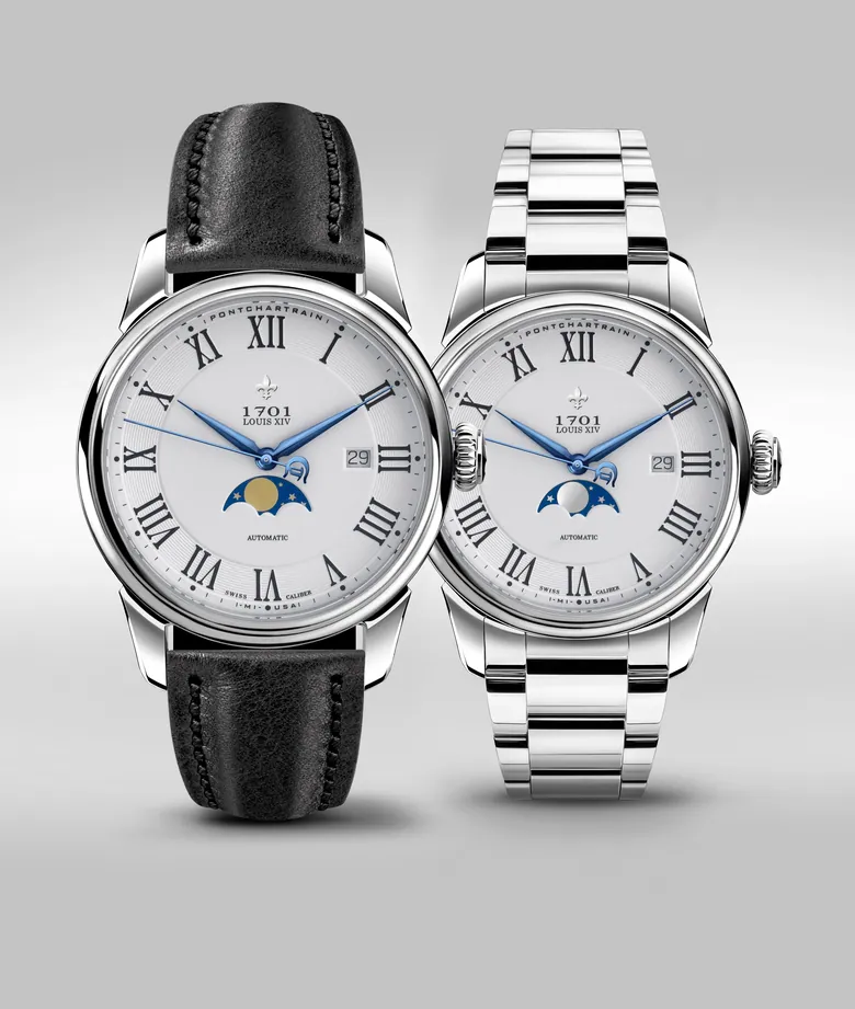 42mm Pontchartrain Louis XIV Moonphase Exhibition