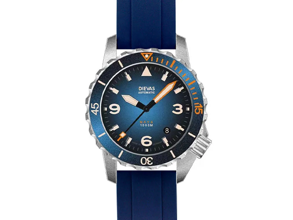 Maya MK III Blue on Rubber