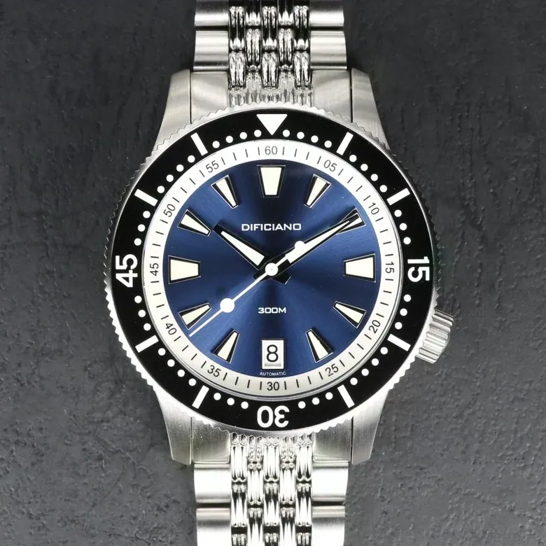 Marlin Dark Blue Sunray Dial