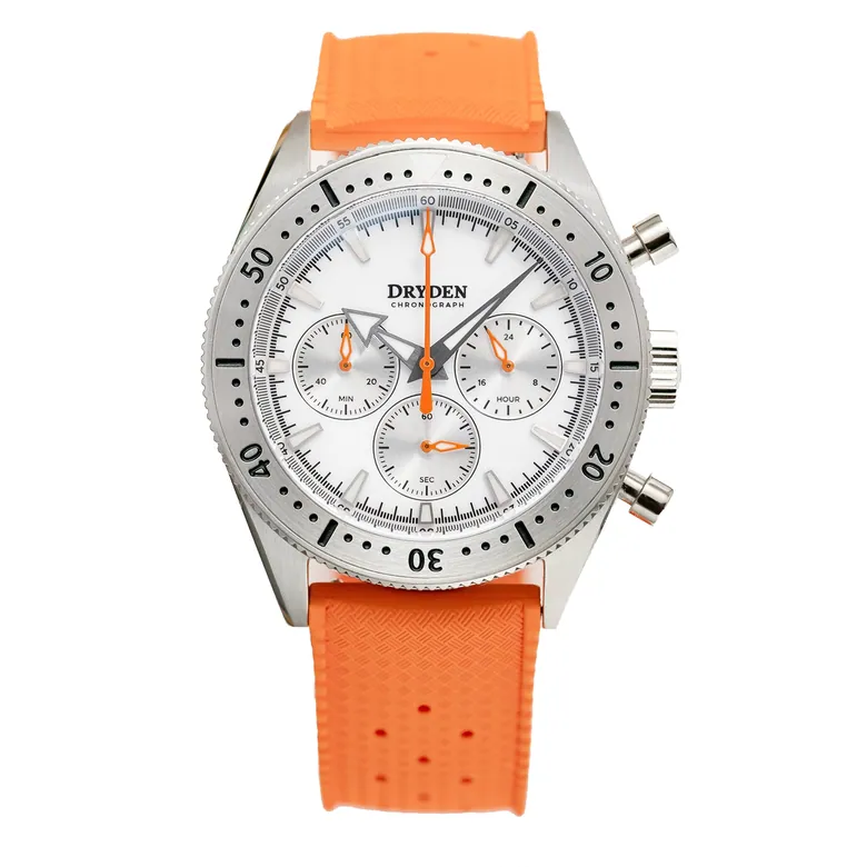 Dryden Chrono Diver Series 1 - Porcelain White