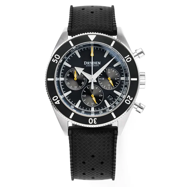 Dryden Chrono Diver Series 1 - Matte Black