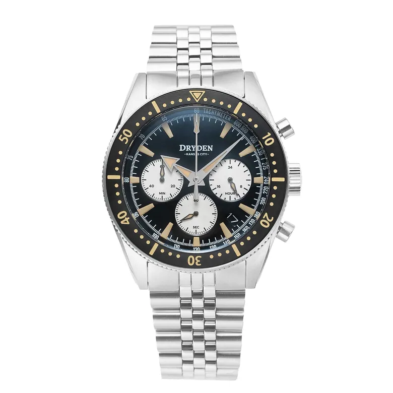 Dryden Chrono Diver Gen 2 - Black Vintage