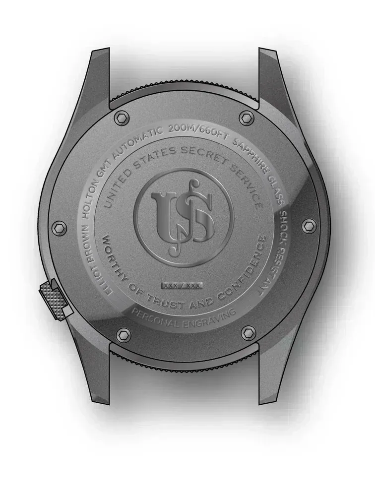 US Secret Service Limited Edition Holton GMT automatic