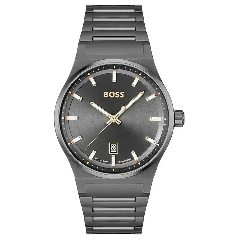 Hugo Boss Candor Chronograph Grey Dial Men's Watch