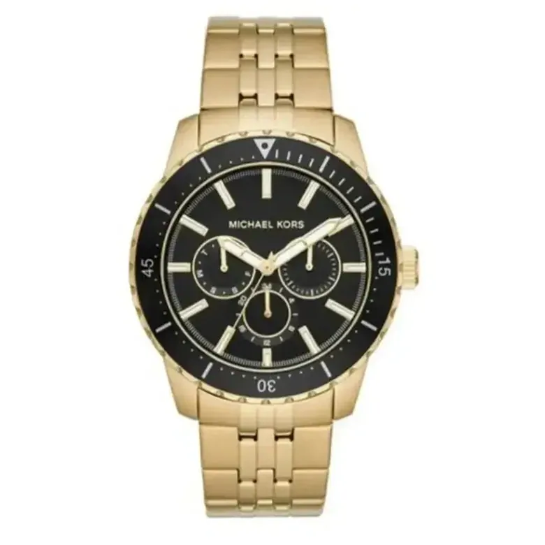 Michael Kors Cunningham MK7154 Men's Multifunction Gold-Tone Stainless Steel Watch