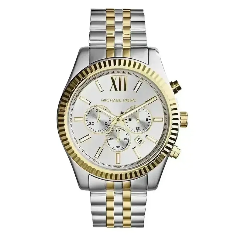 Michael Kors Lexington MK8344 Men's Two-Tone Chronograph Watch