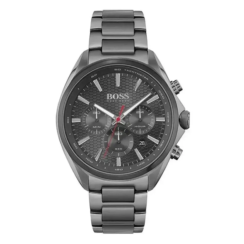Hugo Boss Distinct Chronograph Grey Dial Grey IP Stainless Steel Men's Watch