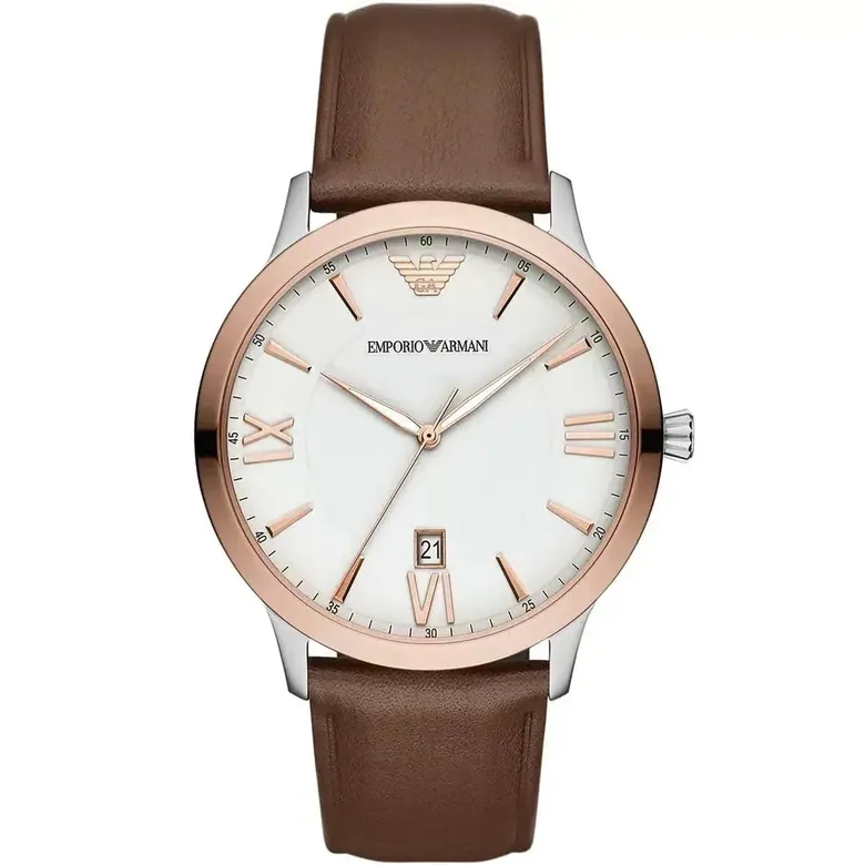 Emporio Armani Giovanni AR11211 Chronograph Men's Watch - White Dial