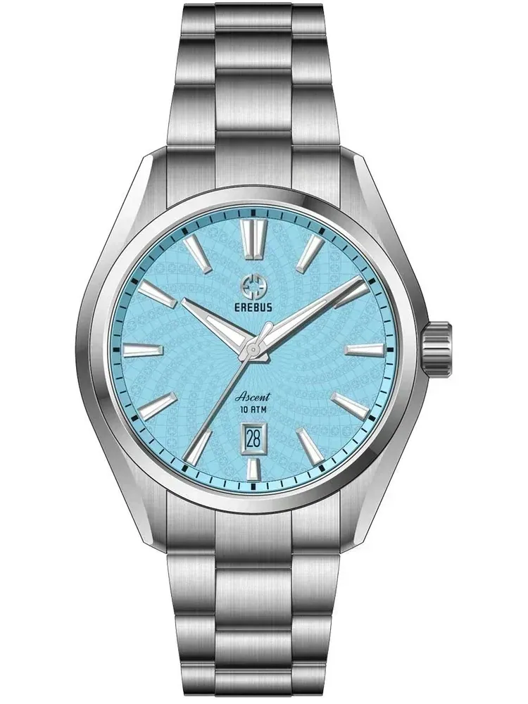 ASCENT 41 Sky Blue Helix Dial