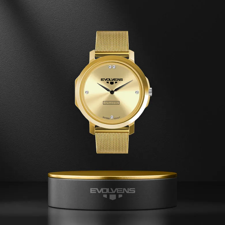 Evolvens® GOLD 34 mm Editable Watch