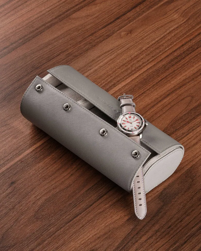Porta collezioni per 3 orologio in pelle – Fathers #6