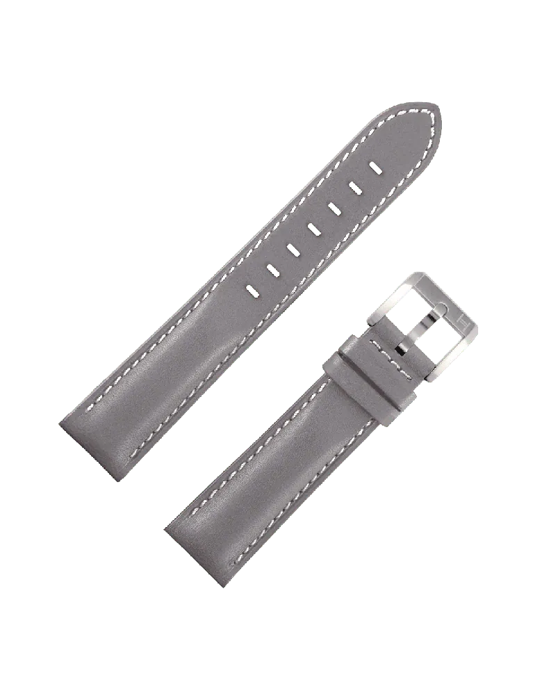 Cinturino Pelle Vacchetta Grigio