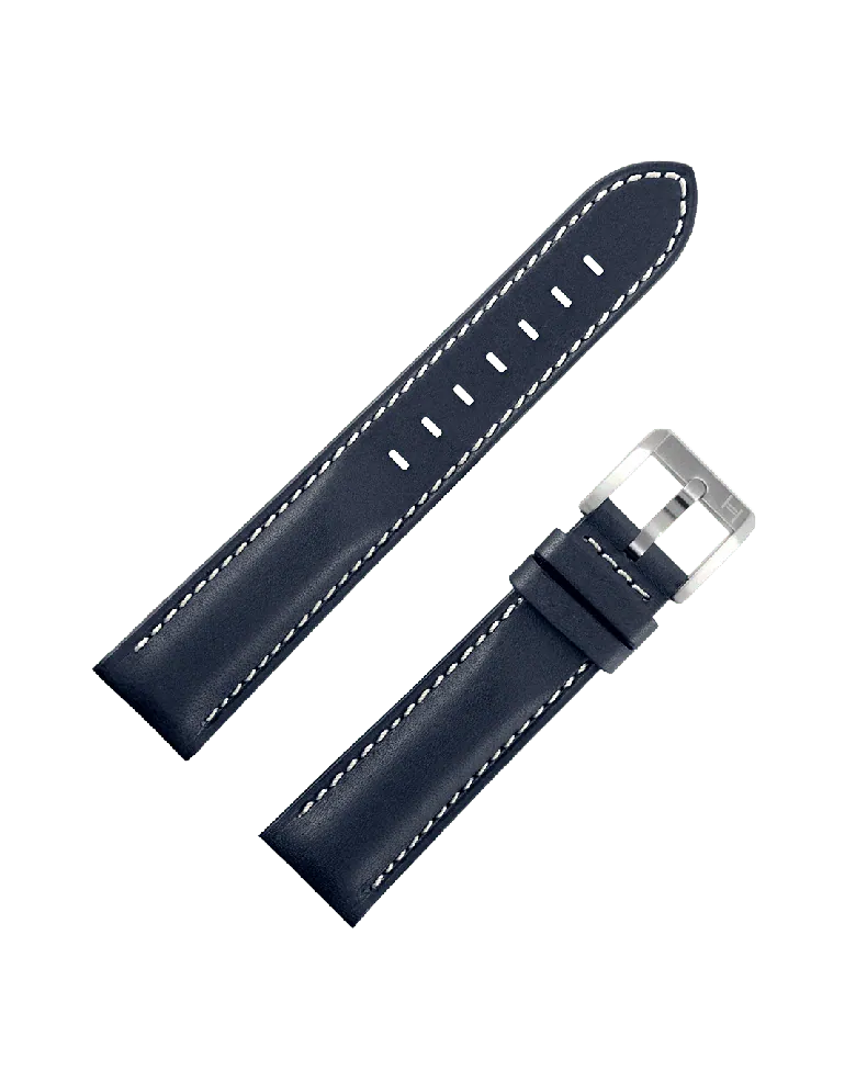 Cinturino Pelle Vacchetta Blu