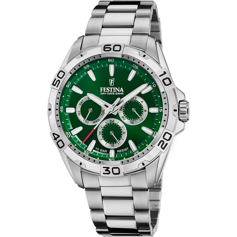 Festina Multifunction Stainless Steel Multifunction Mens Watch I Model F20623-3 Quartz Movement