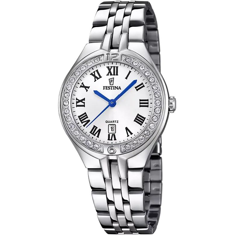 Festina Mademoiselle Stainless Steel Analog Ladies Watch I Model F16867/8 Quartz Movement