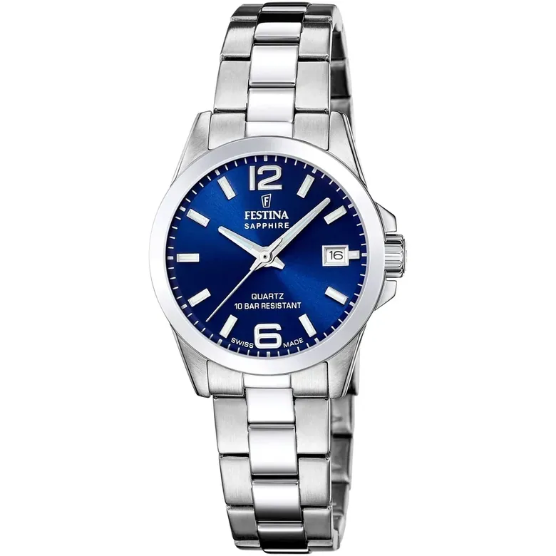 Festina Swiss Made Stainless Steel Analog Mens Watch I Model F20049/5 Quartz Movement