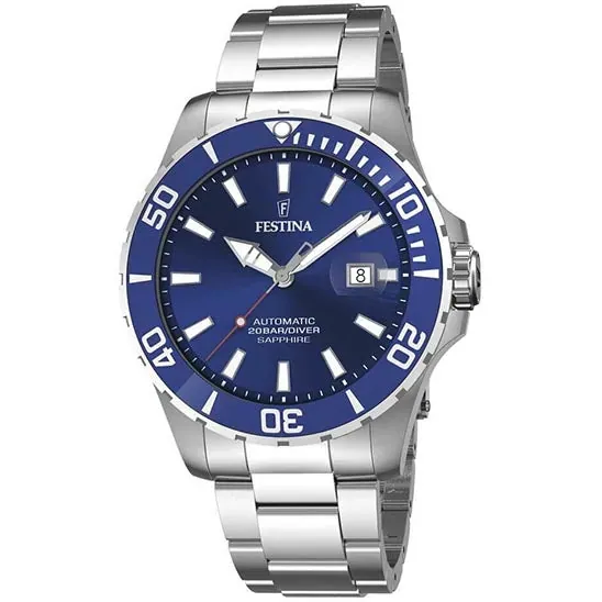 Festina Automatic Stainless Steel Analog Mens Watch I Model F20531/3 Automatic Movement