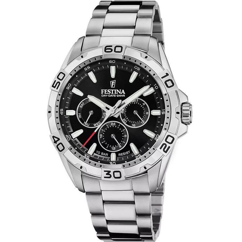 Festina Multifunction Stainless Steel Multifunction Mens Watch I Model F20623-5Quartz Movement
