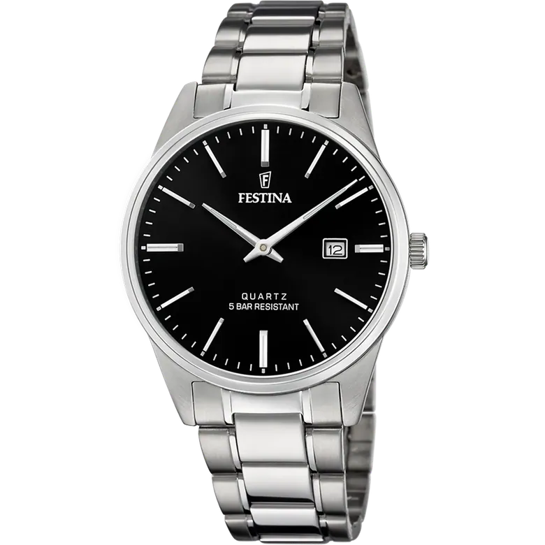 Festina Classics Stainless Steel Analog Mens Watch I Model F20511/4 Quartz Movement