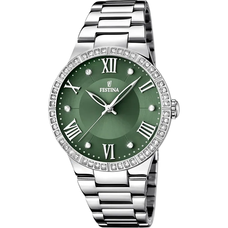 Festina Boyfriend Stainless Steel Analog Ladies Watch I Model F16719-5 Quartz Movement
