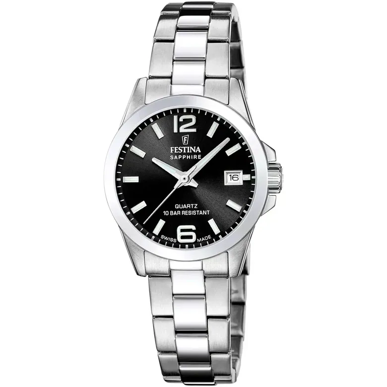 Festina Swiss Made Stainless Steel Analog Mens Watch I Model F20049/6 Quartz Movement