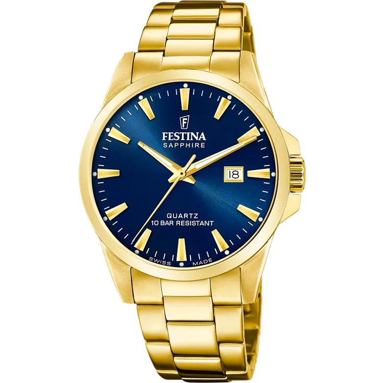 Festina Swiss Made Stainless Steel Analog Mens Watch I Model F20044/3 Quartz Movement