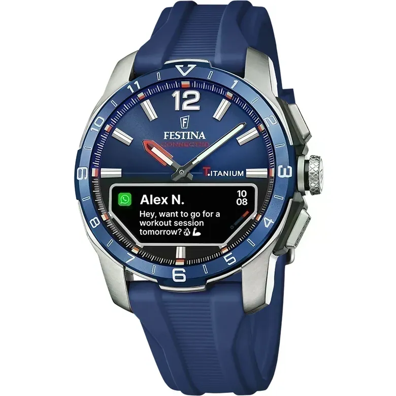Festina Connected D Rubber Connected (Digital) Mens Watch I Model F23000/1 Digital Movement