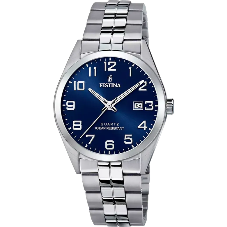 Festina Classics Stainless Steel Analog Ladies Watch I Model F20437/3 Quartz Movement