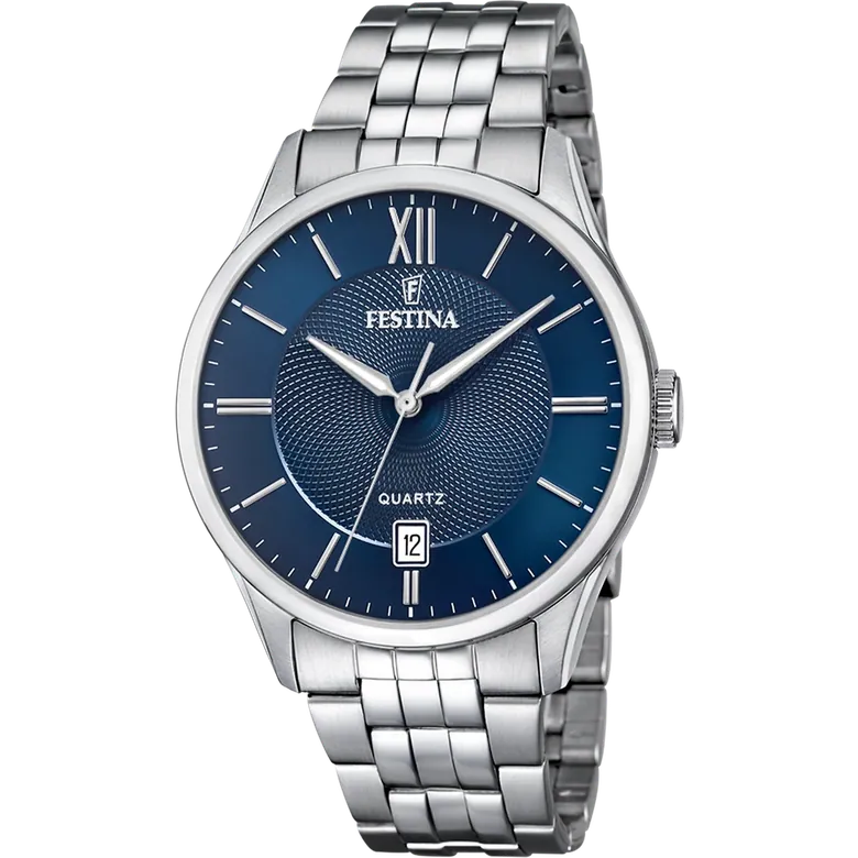 Festina Classics Stainless Steel Analog Mens Watch I Model F20425-2 Quartz Movement