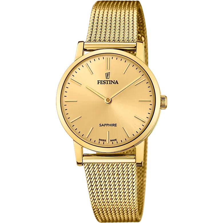Festina Swiss Made Stainless Steel Analog Mens Watch I Model F20023/2 Quartz Movement