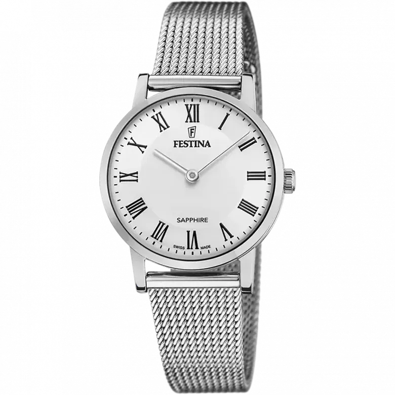 Festina Swiss Made Stainless Steel Analog Mens Watch I Model F20015/4 Quartz Movement