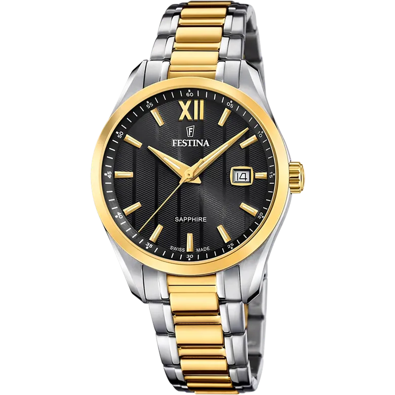Festina Swiss Made Stainless Steel Analog Mens Watch I Model F20027/4 Quartz Movement