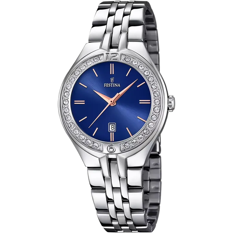 Festina Mademoiselle Stainless Steel Analog Ladies Watch I Model F16867/5 Quartz Movement