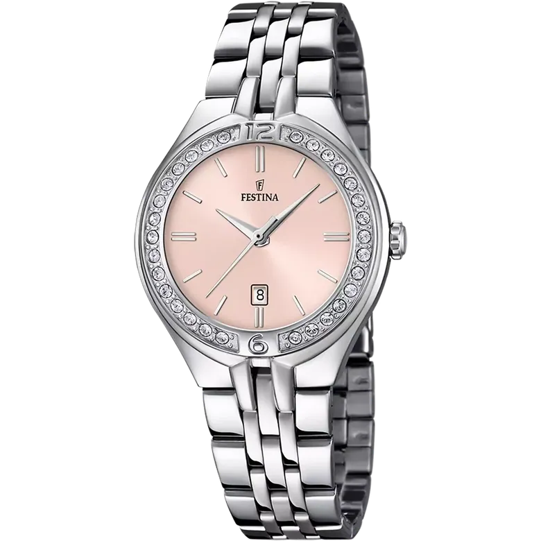 Festina Mademoiselle Stainless Steel Analog Ladies Watch I Model F16867/6 Quartz Movement