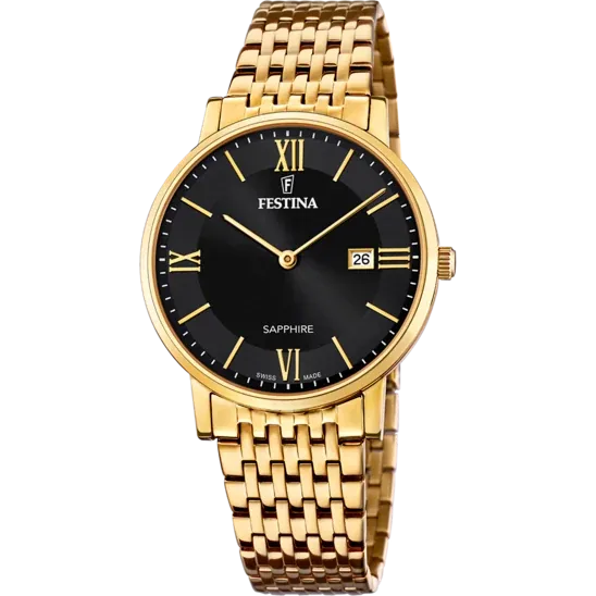 Festina Swiss Made Stainless Steel Analog Mens Watch I Model F20020/3 Quartz Movement