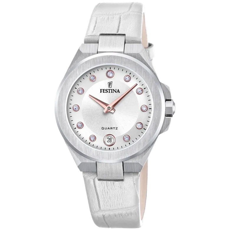 Festina Mademoiselle Leather Analog Ladies Watch I Model F20701-1 Quartz Movement