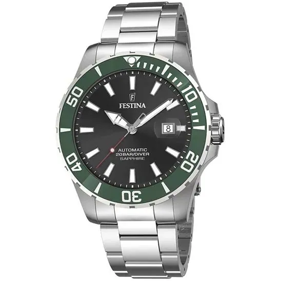 Festina Automatic Stainless Steel Analog Mens Watch I Model F20531/2 Automatic Movement