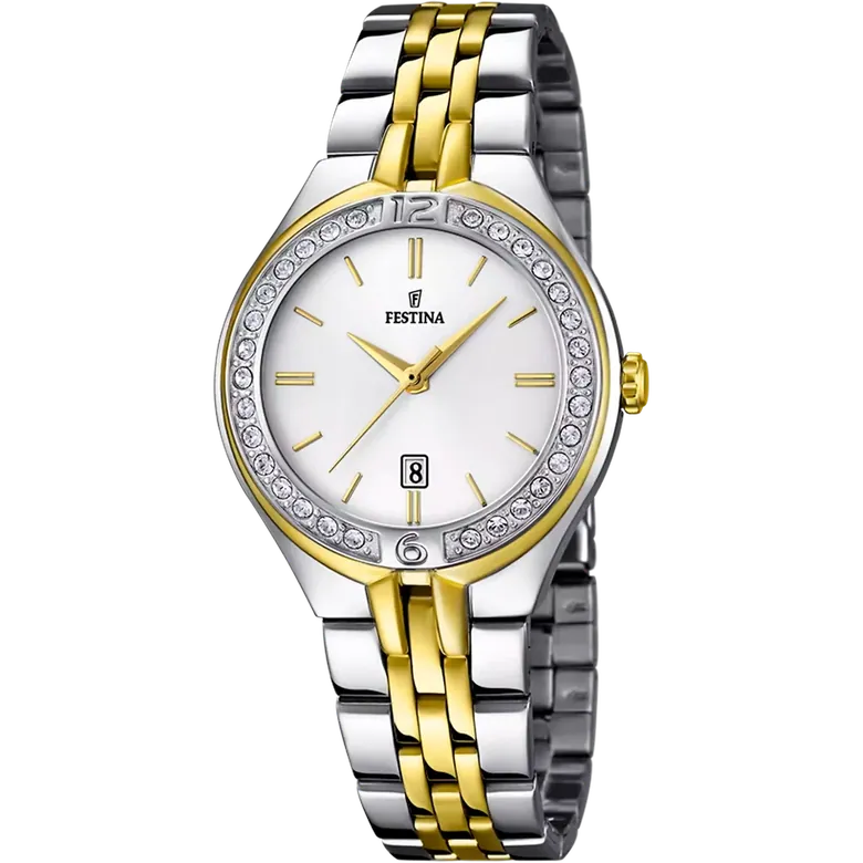 Festina Mademoiselle Stainless Steel Analog Ladies Watch I Model F16868/1 Quartz Movement