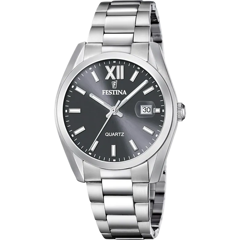 Festina Classics Stainless Steel Analog Mens Watch I Model F20707/3 Quartz Movement