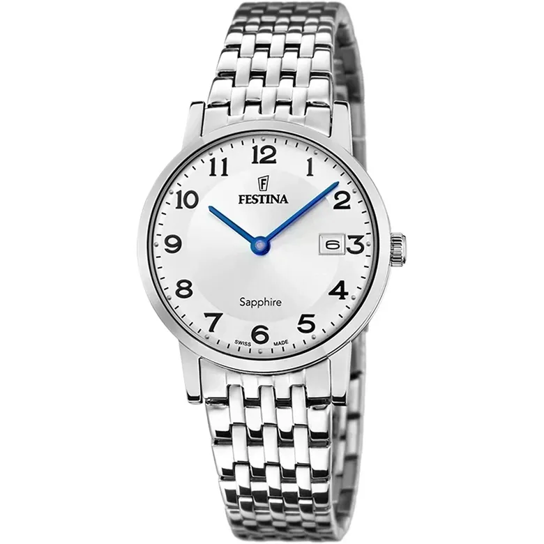Festina Swiss Made Stainless Steel Analog Ladies Watch I Model F20019/4 Quartz Movement