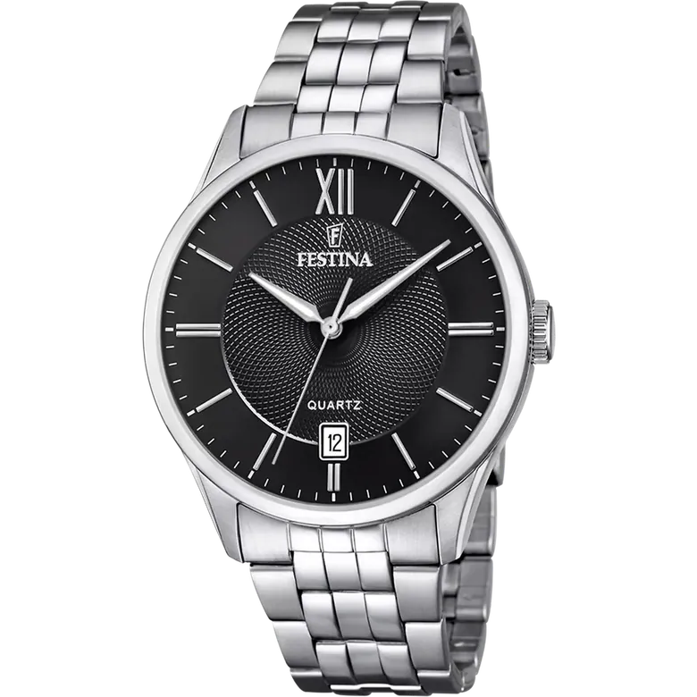 Festina Classics Stainless Steel Analog Mens Watch I Model F20425/3 Quartz Movement