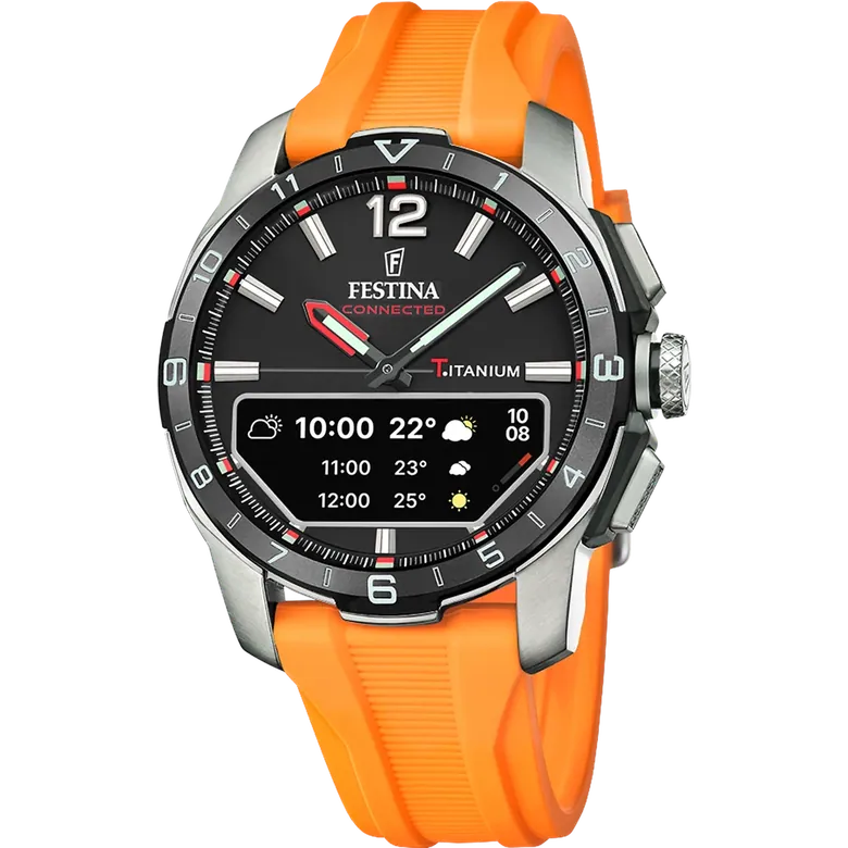 Festina Connected D Rubber Connected (Digital) Mens Watch I Model F23000/D Digital Movement