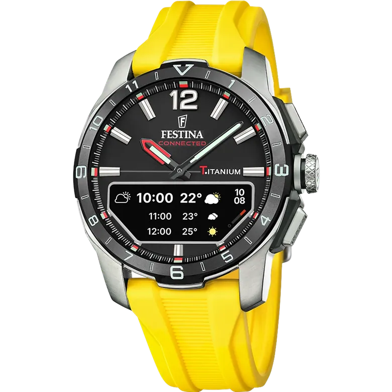 Festina Connected D Rubber Connected (Digital) Mens Watch I Model F23000/A Digital Movement