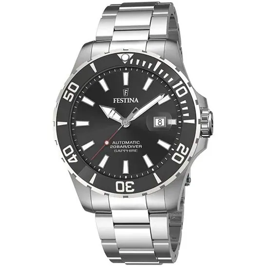 Festina Automatic Stainless Steel Analog Mens Watch I Model F20531/4 Automatic Movement