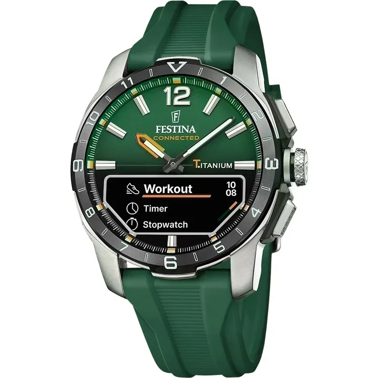 Festina Connected D Rubber Connected (Digital) Mens Watch I Model F23000/2 Digital Movement